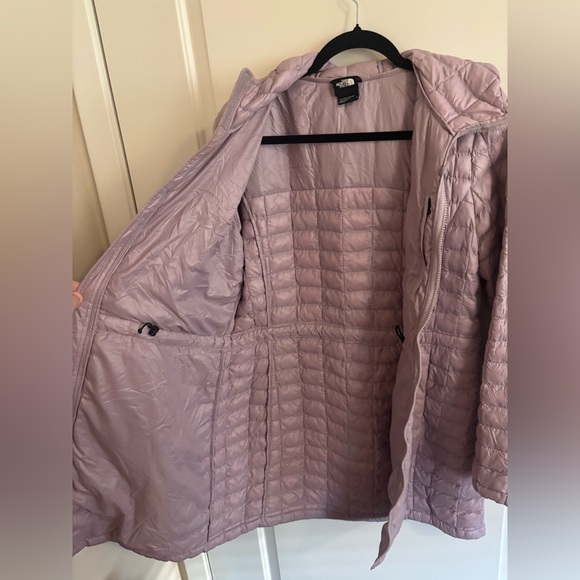 The North Face ThermoBall Eco Parka Insulated Women’s Big Girl’s, Light Purple - Picture 6 of 7